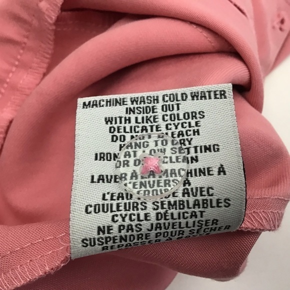 Soft Pink Autres Filles straight leg trousers size Med see measurements. NWT - Picture 12 of 12